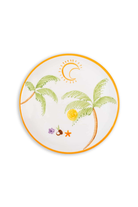 Feeling Good Inside-Palm Beach Seramik Turuncu Yemek Tabağı-Tabak & Kase-1-Milagron.com