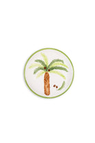 Feeling Good Inside-Palm Beach Seramik Yeşil Yemek Tabağı-Tabak & Kase-1-Milagron.com