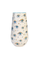 Feeling Good Inside-Signature Eye Handmade Ceramic Vase 24 Karad Gold-Vazo-1-Milagron.com