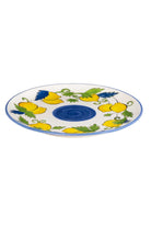 Feeling Good Inside-Sorrento Lemon Collection Handmade Ceramic Yemek Tabağı-Tabak & Kase-2-Milagron.com