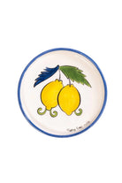 Feeling Good Inside-Sorrento Lemon Collection Handmade Seramik Mavi Mini Tabak-Tabak & Kase-1-Milagron.com