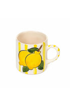 Feeling Good Inside-Yellow Lemon Line Handled Coffee Set-Bardak-5-Milagron.com