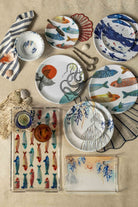 Fern&Co-Blue Art Collection 4 'lü Küçük Boy Tabak-Tabak & Kase-2-Milagron.com