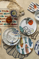 Fern&Co-Marine Collection 4'lü Küçük Boy Tabak-Tabak & Kase-2-Milagron.com