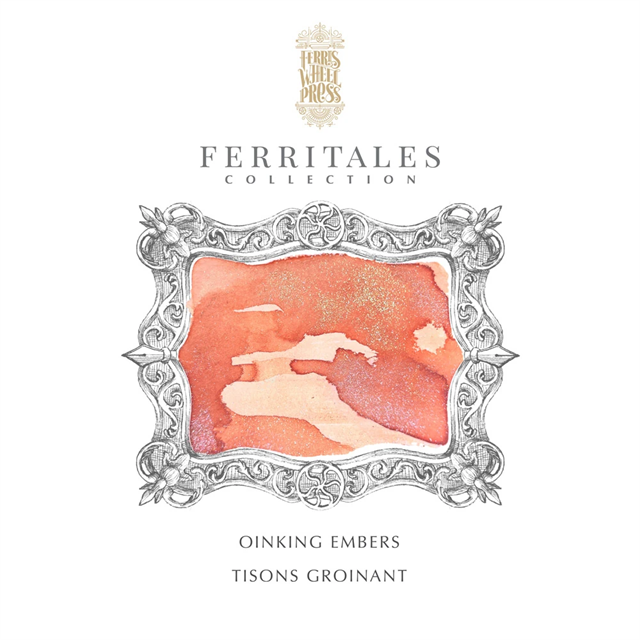 Ferris Wheel Press-20 Ml Şişe Mürekkep Oinking Embers-Şişe Mürekkep-4-Milagron.com