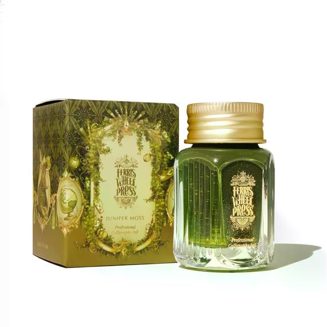 Ferris Wheel Press-Juniper Moss Kaligrafi Şişe Mürekkep 28 Ml-Şişe Mürekkep-1-Milagron.com