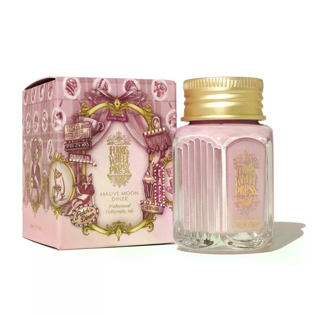 Ferris Wheel Press-Mauve Moon Diner Kaligrafi Şişe Mürekkep 28 Ml-Şişe Mürekkep-1-Milagron.com