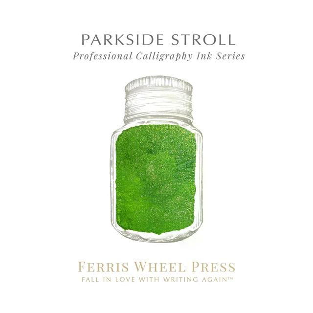 Ferris Wheel Press-Parkside Stroll Kaligrafi Şişe Mürekkep 28 Ml-Şişe Mürekkep-2-Milagron.com