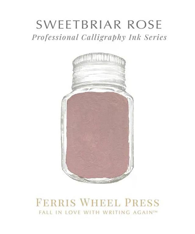 Ferris Wheel Press-Sweetbriar Rose Kaligrafi Şişe Mürekkep 28 Ml-Şişe Mürekkep-2-Milagron.com
