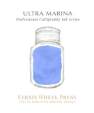 Ferris Wheel Press-Ultra Marina Kaligrafi Şişe Mürekkep 28 Ml-Şişe Mürekkep-2-Milagron.com