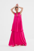 Fickle Hearts-Holly Uzun Fuşya Elbise-Elbise-1-Milagron.com