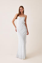 Fickle Hearts-Lily of the Valley Uzun Elbise-Elbise-3-Milagron.com