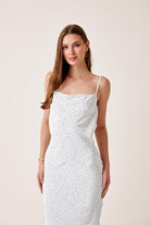 Fickle Hearts-Lily of the Valley Uzun Elbise-Elbise-4-Milagron.com