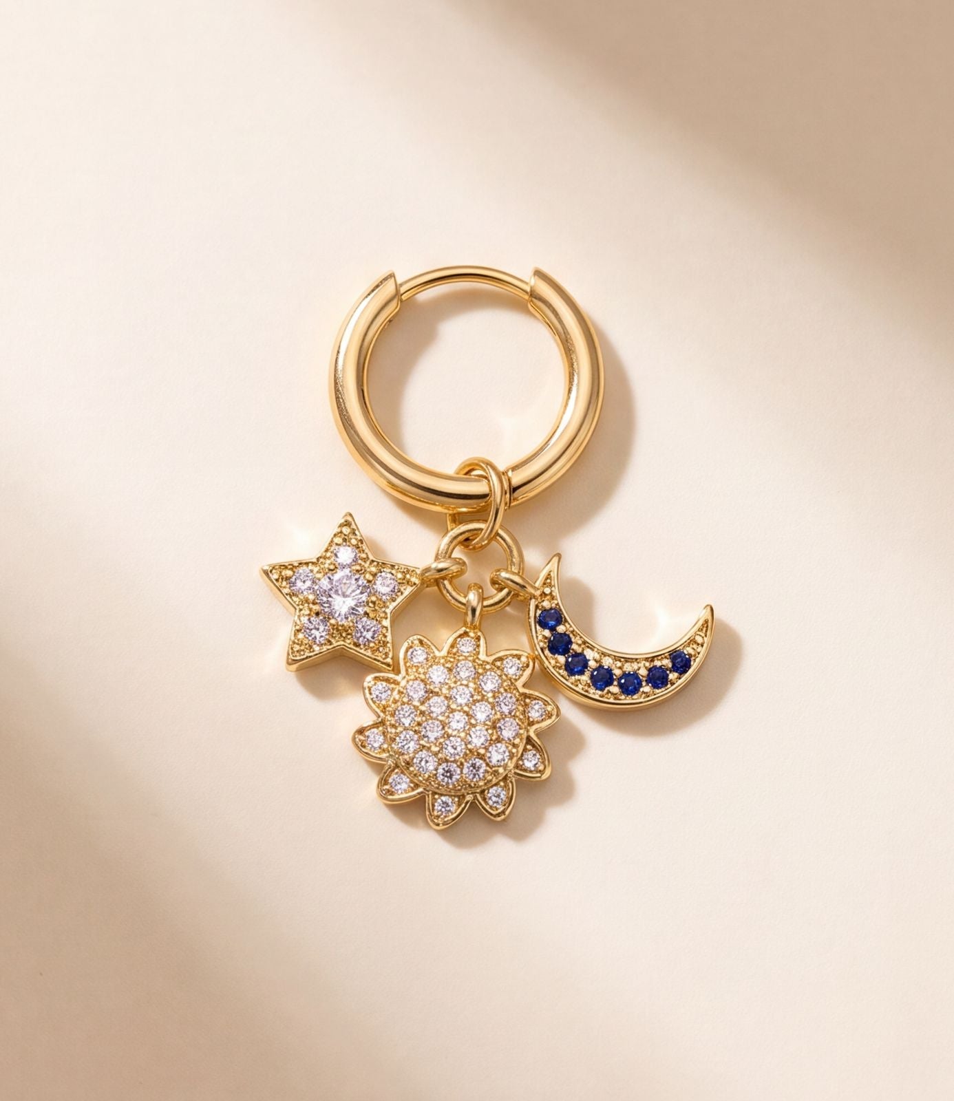 Sun, Moon & Stars Charm