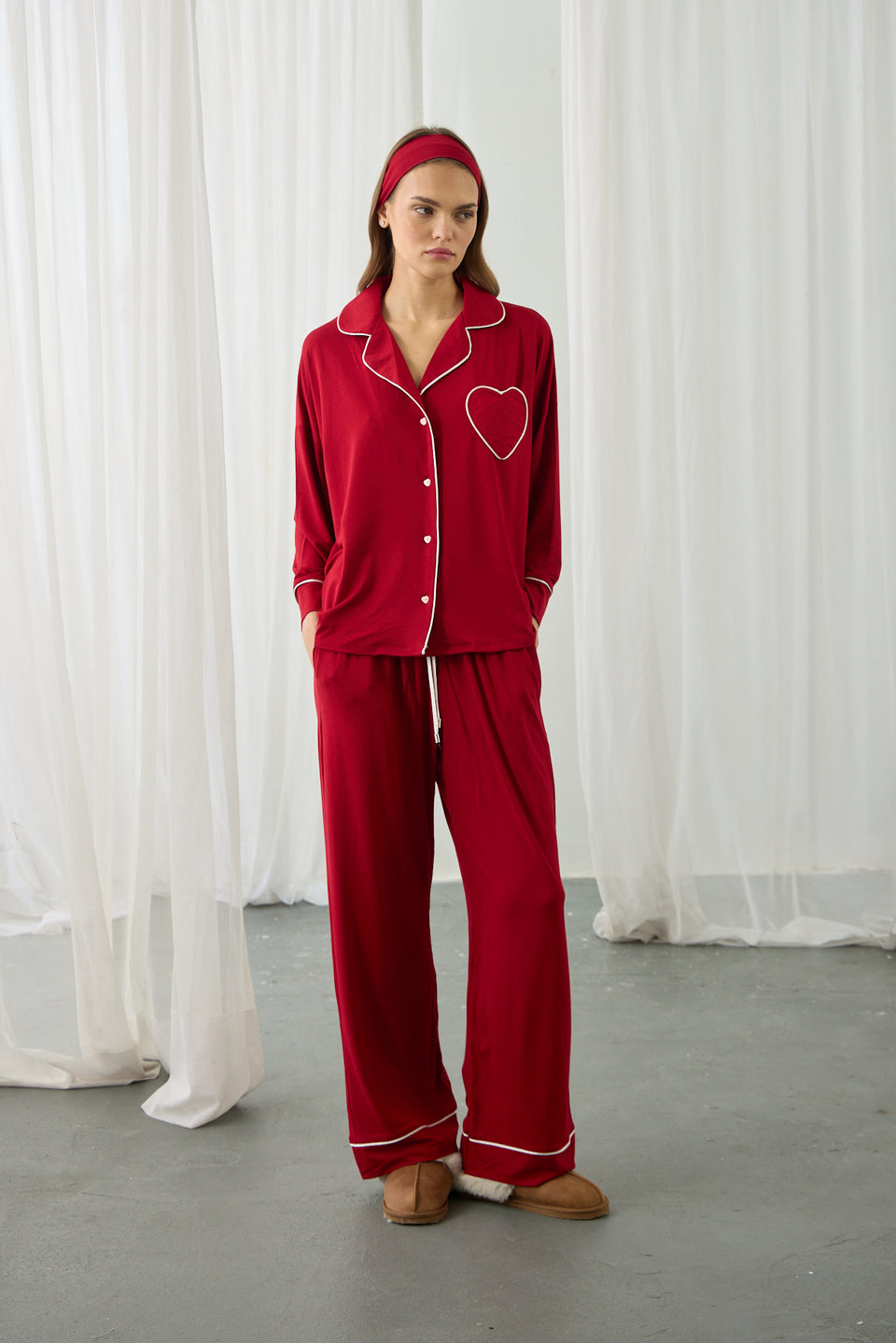 Liquide Amour Pyjama Top & Pants Set