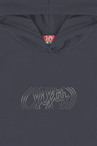 Fifty Pieces-Antrasit Düşük Omuzlu Sırt Baskılı Hoodie-Sweatshirts & Hoodies-8-Milagron.com