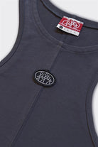 Fifty Pieces-Antrasit Halter Yaka Atlet-Top-6-Milagron.com