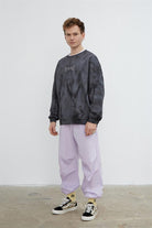 Fifty Pieces-Antrasit Oversize Batik Sweatshirt-Sweatshirts & Hoodies-4-Milagron.com