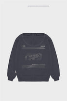 Fifty Pieces-Antrasit Oversize Sırt Baskılı Hoodie-Sweatshirts & Hoodies-12-Milagron.com