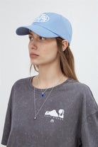 Fifty Pieces-Antrasit Sırt Baskılı Yıkamalı Oversize T-Shirt-T-Shirts-5-Milagron.com