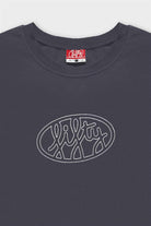 Fifty Pieces-Antrasit Uzun Kollu Oversize T-Shirt-T-Shirts-6-Milagron.com