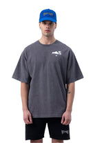 Fifty Pieces-Antrasit Yıkamalı Sırt Baskılı T-Shirt-T-shirts-1-Milagron.com