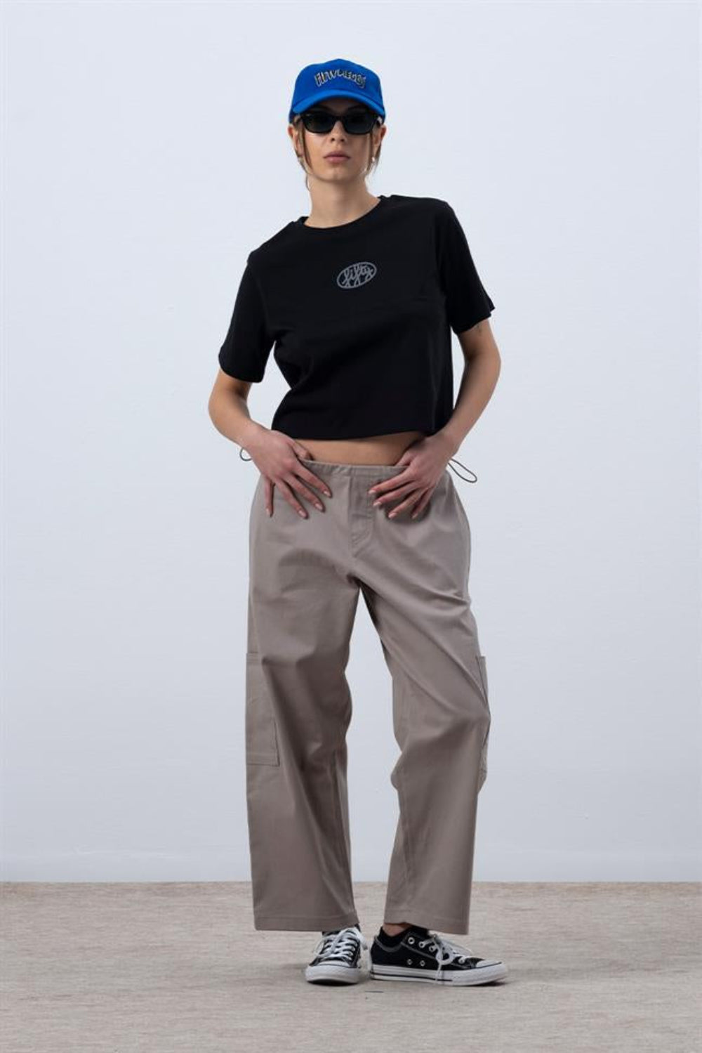 Fifty Pieces-Bej Core Kargo Pantolon-Pantolon-1-Milagron.com