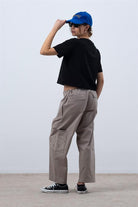 Fifty Pieces-Bej Core Kargo Pantolon-Pantolon-4-Milagron.com