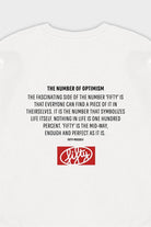 Fifty Pieces-Beyaz Düşük Omuzlu Sırt Baskılı Sweatshirt-Sweatshirts & Hoodies-10-Milagron.com