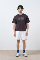 Fifty Pieces-Beyaz Loose Fit Jogger Şort-Şort-1-Milagron.com