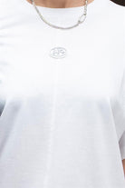 Fifty Pieces-Beyaz Loose Fit Sırt Baskılı T-Shirt-T-Shirts-5-Milagron.com