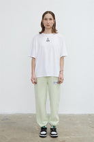 Fifty Pieces-Beyaz Oversize Basic T-Shirt-T-Shirts-3-Milagron.com