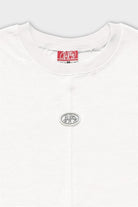 Fifty Pieces-Beyaz Regular Fit Sırt Baskılı T-Shirt-T-Shirts-7-Milagron.com