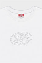 Fifty Pieces-Beyaz Uzun Kollu Oversize T-Shirt-T-Shirts-5-Milagron.com