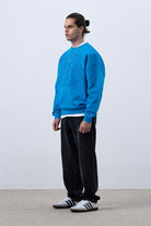 Fifty Pieces-Canlı Mavi Core Oversize Sweatshirt-Sweatshirts & Hoodies-5-Milagron.com