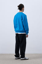 Fifty Pieces-Canlı Mavi Core Oversize Sweatshirt-Sweatshirts & Hoodies-6-Milagron.com