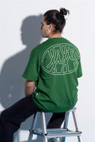 Fifty Pieces-Canlı Yeşil Core Düşük Omuzlu T-Shirt-T-Shirts-2-Milagron.com