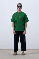 Fifty Pieces-Canlı Yeşil Core Düşük Omuzlu T-Shirt-T-Shirts-5-Milagron.com