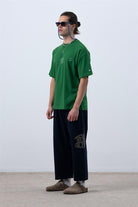 Fifty Pieces-Canlı Yeşil Core Düşük Omuzlu T-Shirt-T-Shirts-6-Milagron.com