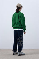 Fifty Pieces-Canlı Yeşil Core Oversize Sweatshirt-Sweatshirts & Hoodies-6-Milagron.com