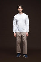 Fifty Pieces-Erkek Beyaz Uzun Kollu T Shirt-T-Shirts-4-Milagron.com