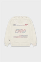 Erkek Kum Düşük Omuzlu Sırt Baskılı Hoodie