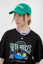 Fifty Pieces-Fifty Pieces Koyu Yeşil Cap şapka-Şapka-2-Milagron.com