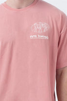 Fifty Pieces-Gül Kurusu Düşük Omuzlu Asit Yıkamalı T-Shirt-T-Shirts-2-Milagron.com