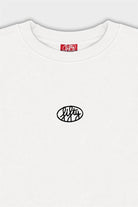 Kadın Beyaz Oversize Sırt Baskılı Sweatshirt