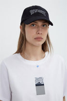 Fifty Pieces-Kadın Beyaz Sırt Baskılı Loose Fit T Shirt-T-Shirt-3-Milagron.com