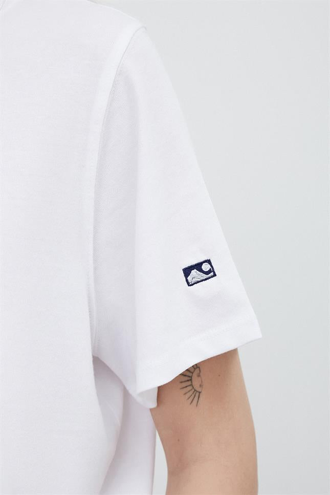 Fifty Pieces-Kadın Beyaz Sırt Baskılı Loose Fit T Shirt-T-Shirt-6-Milagron.com