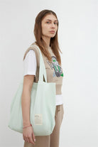 Fifty Pieces-Kadın Boz Oversize Crop Süveter-Sweatshirt-5-Milagron.com