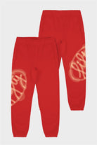 Kadın Kırmızı Loose Fit Jogger Pantolon
