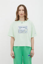 Kadın Mint Oversize Mid-Length T-Shirt